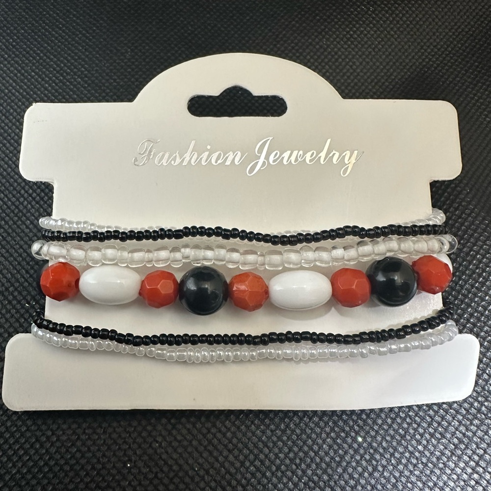 Fashion Jewelry Multicolor Beaded Bracelet Set